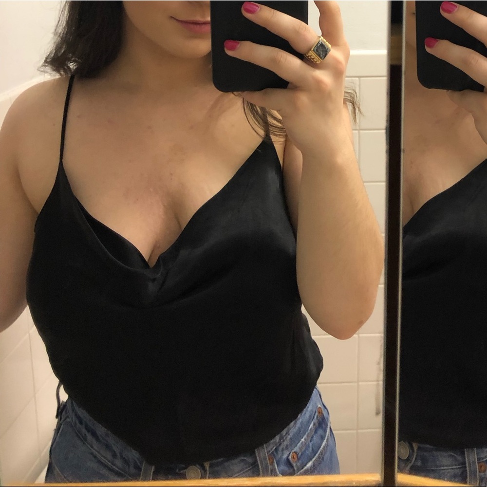 Zara // Cowl Neck Camisole